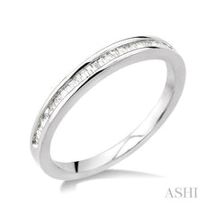 ASHI Channel Set Baguette Diamond Wedding Band 30506PPFCW