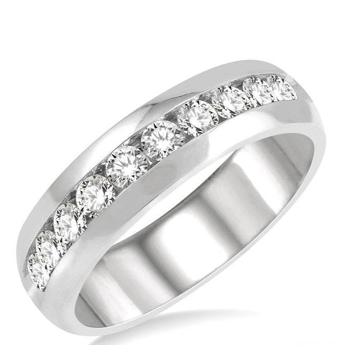Parkplace Jewelers Channel Set Men'S Diamond Band 38621PPFGWG