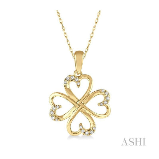 ASHI Heart Shape Diamond Fashion Pendant 94028PPTSPDYG