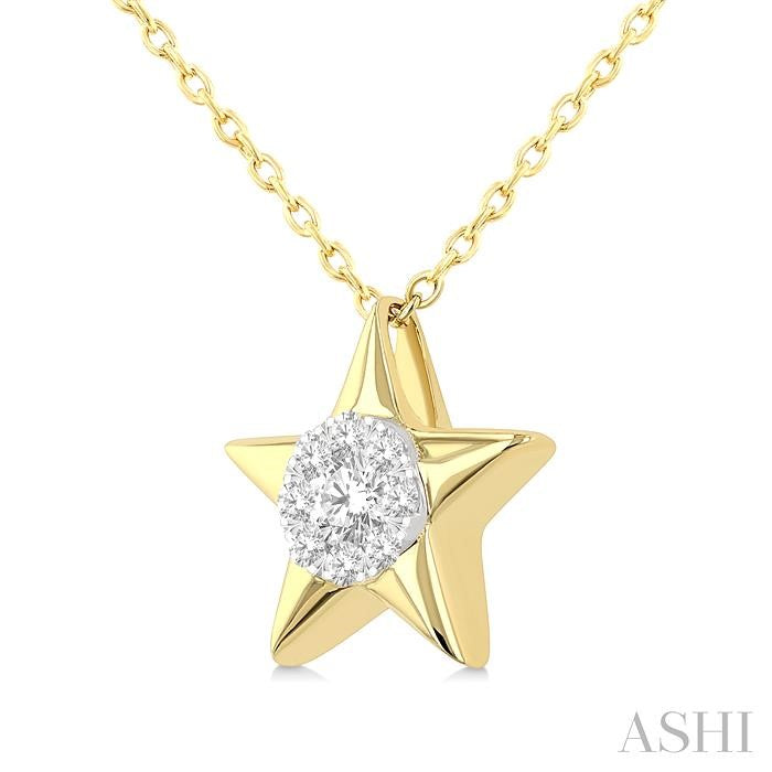 ASHI Star Lovebright Diamond Fashion Pendant 900J8PPFGPDYW