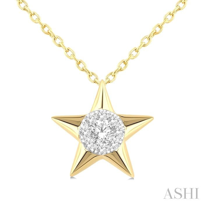 ASHI Star Lovebright Diamond Fashion Pendant 900J8PPFGPDYW