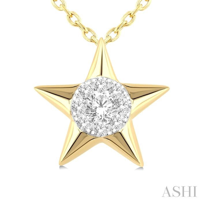 ASHI Star Lovebright Diamond Fashion Pendant 900J8PPFGPDYW