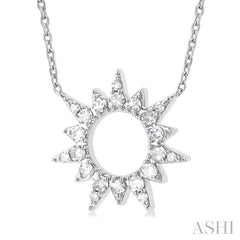 ASHI Sunburst Diamond Fashion Pendant 90387PPTSPDWG