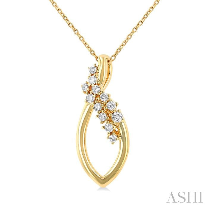 ASHI Scatter Diamond Fashion Pendant 90397PPTGPDYG