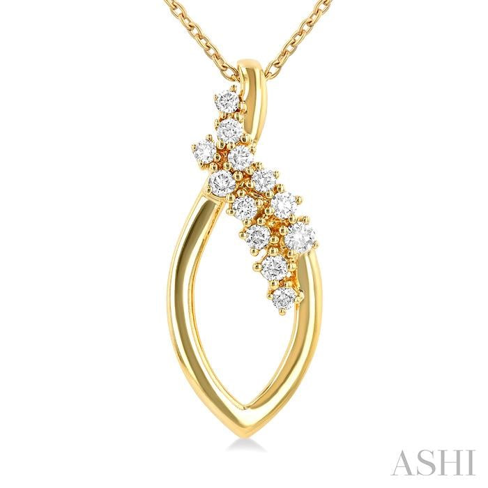 ASHI Scatter Diamond Fashion Pendant 90397PPTGPDYG
