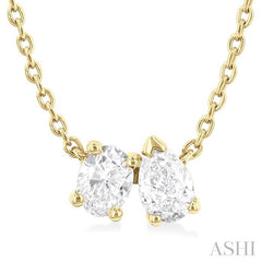 ASHI Toi Et Moi Diamond Fashion Pendant 90435PPFHPDYG