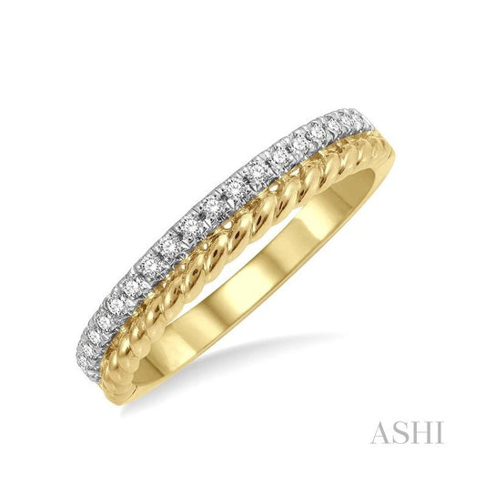 ASHI Rope Diamond Fashion Band 307E7PPFHYG