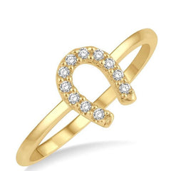 Parkplace Jewelers Stackable Horseshoe Petite Diamond Fashion Ring 386D8PPTSYG