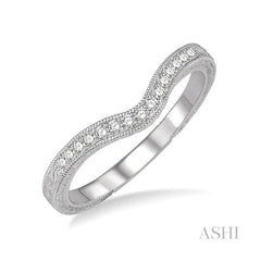 ASHI Diamond Wedding Band 26088PPFHWG-WB
