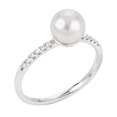 Imperial Partners 14KT White Gold Akoya Pearl Ring 912130/AWH-7