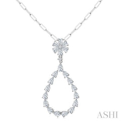 ASHI Pear Shape Diamond Fashion Pendant 913G0PPFGPDWG-1.85