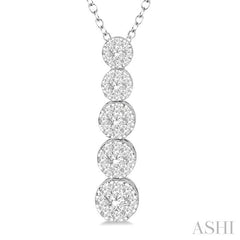 ASHI Lovebright Essential Journey Diamond Pendant 914B3PPFGPDWG