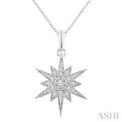 ASHI Star Diamond Fashion Pendant 917H6PPTGPDWG