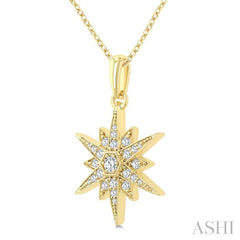 ASHI Star Diamond Fashion Pendant 917H6PPTGPDYG