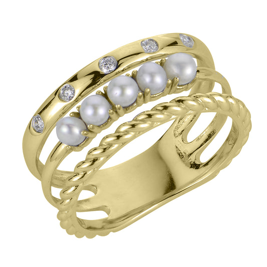 Parkplace Pearls 14KT Yellow Gold  Ring 919328/YG