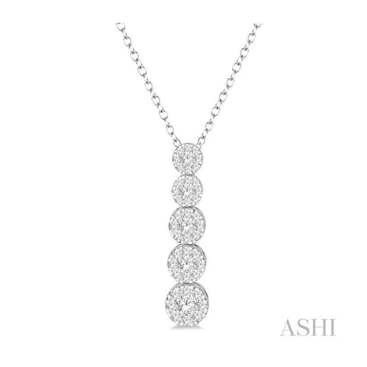 ASHI Lovebright Essential Journey Diamond Pendant 914B3PPFVPDWG