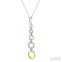 ASHI Diamond Link Pendant 920A6PPFHPDWY