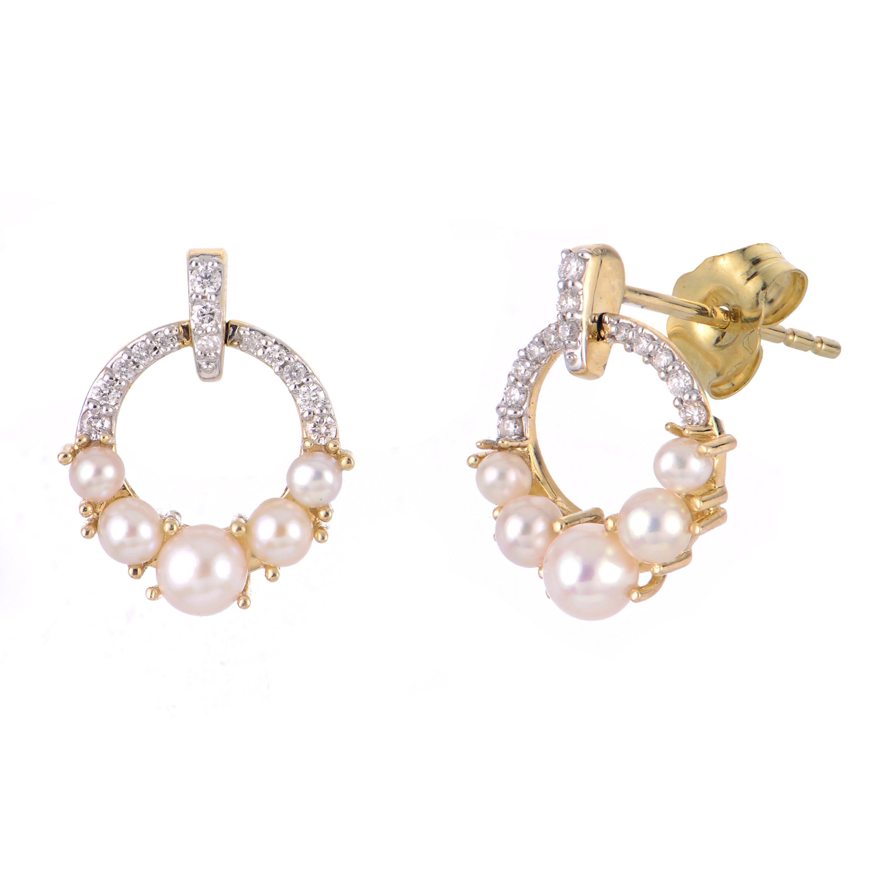 Parkplace Pearls 14KT Yellow Gold Freshwater Pearl Earring 921073/FWAA