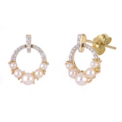 Parkplace Pearls 14KT Yellow Gold Freshwater Pearl Earring 921073/FWAA