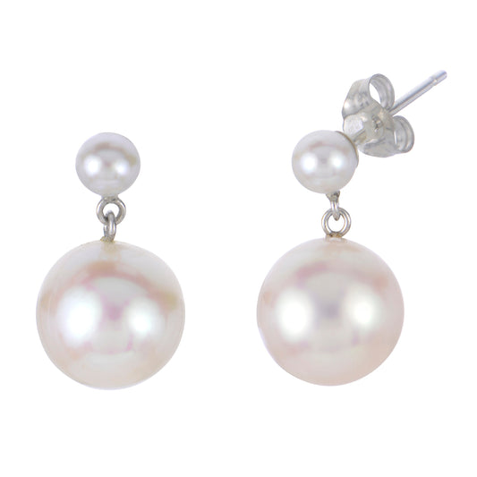 Parkplace Pearls 14KT White Gold Freshwater Pearl Earring 921625/FWWHAA