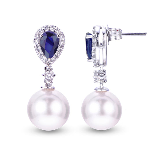 Parkplace Pearls 14KT White Gold Akoya Pearl Earring 921743/AWH-BS