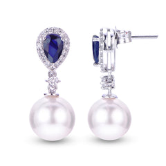 Parkplace Pearls 14KT White Gold Akoya Pearl Earring 921743/AWH-BS