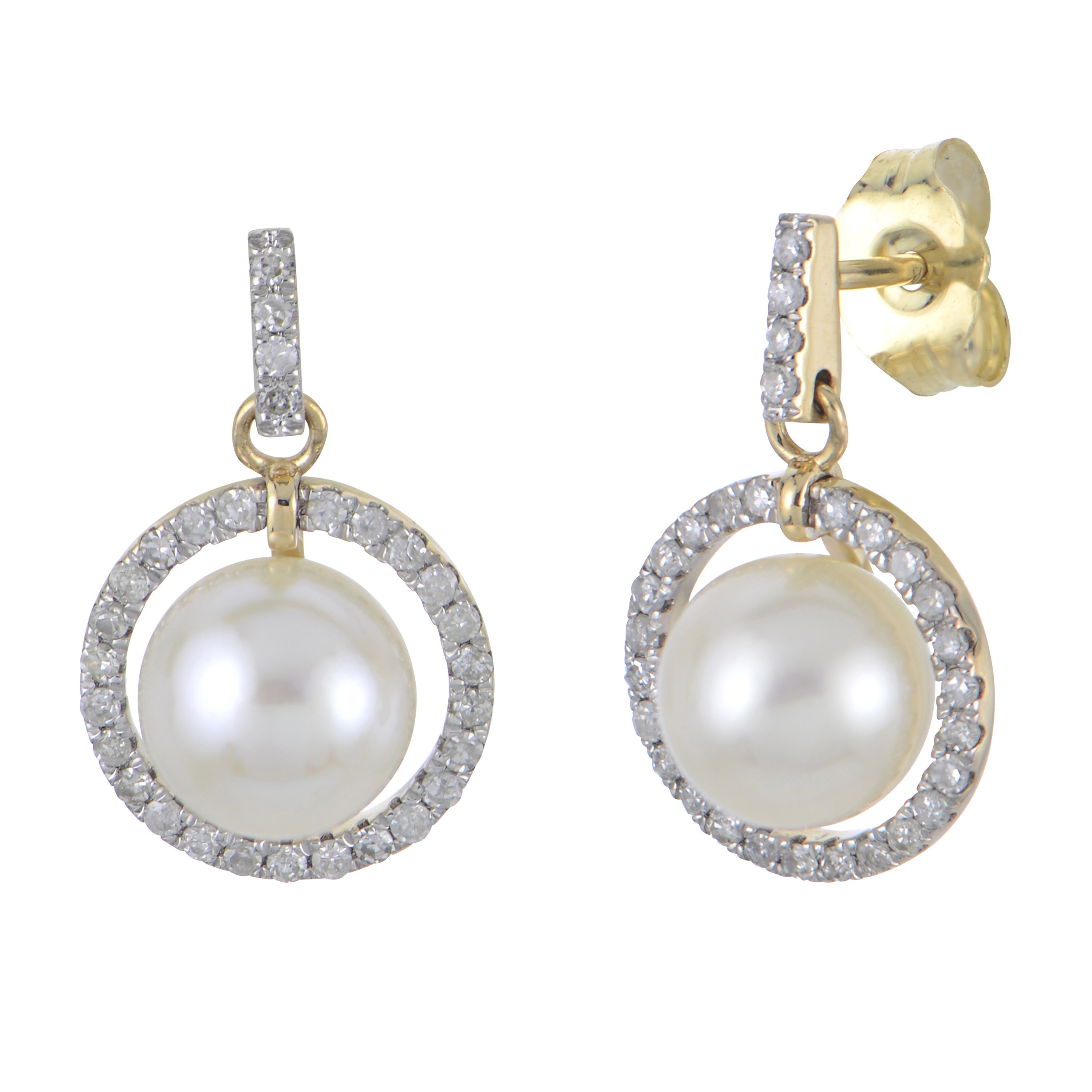 Parkplace Pearls 14KT Yellow Gold Freshwater Pearl Earring 922767/FWAA