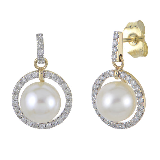 Parkplace Pearls 14KT Yellow Gold Freshwater Pearl Earring 922767/FWAA