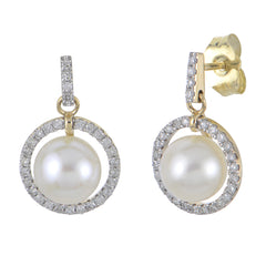 Parkplace Pearls 14KT Yellow Gold Freshwater Pearl Earring 922767/FWAA
