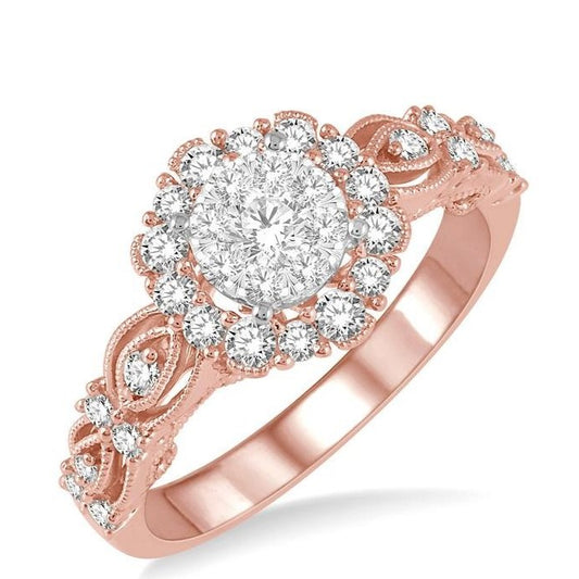 Parkplace Jewelers Round Shape Halo Lovebright Diamond Engagement Ring 141A2PPFVPW
