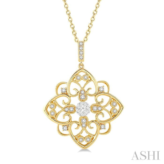 ASHI Lovebright Diamond Pendant 923A5PPFHPDYW