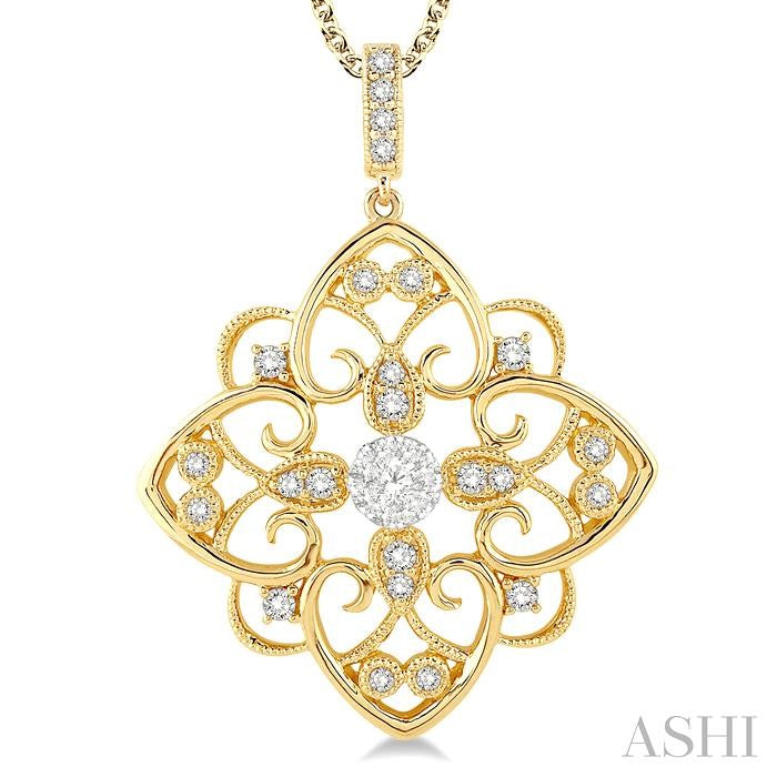 ASHI Lovebright Diamond Pendant 923A5PPFHPDYW