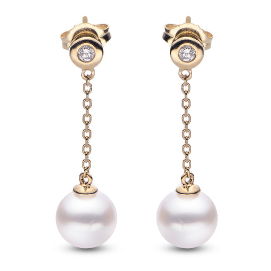 Parkplace Pearls 14KT Yellow Gold Freshwater Pearl Earring 924705/AA