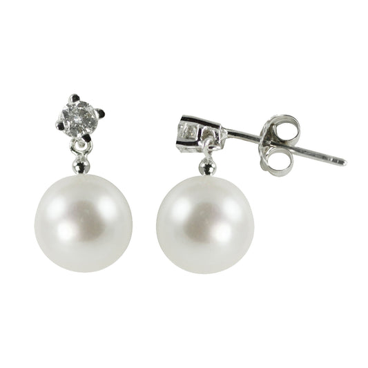 Parkplace Pearls 14KT White Gold Akoya Pearl Earring 926161/WH