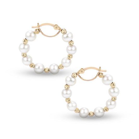 Parkplace Pearls 14KT Yellow Gold Freshwater Pearl Earring 926627/FW