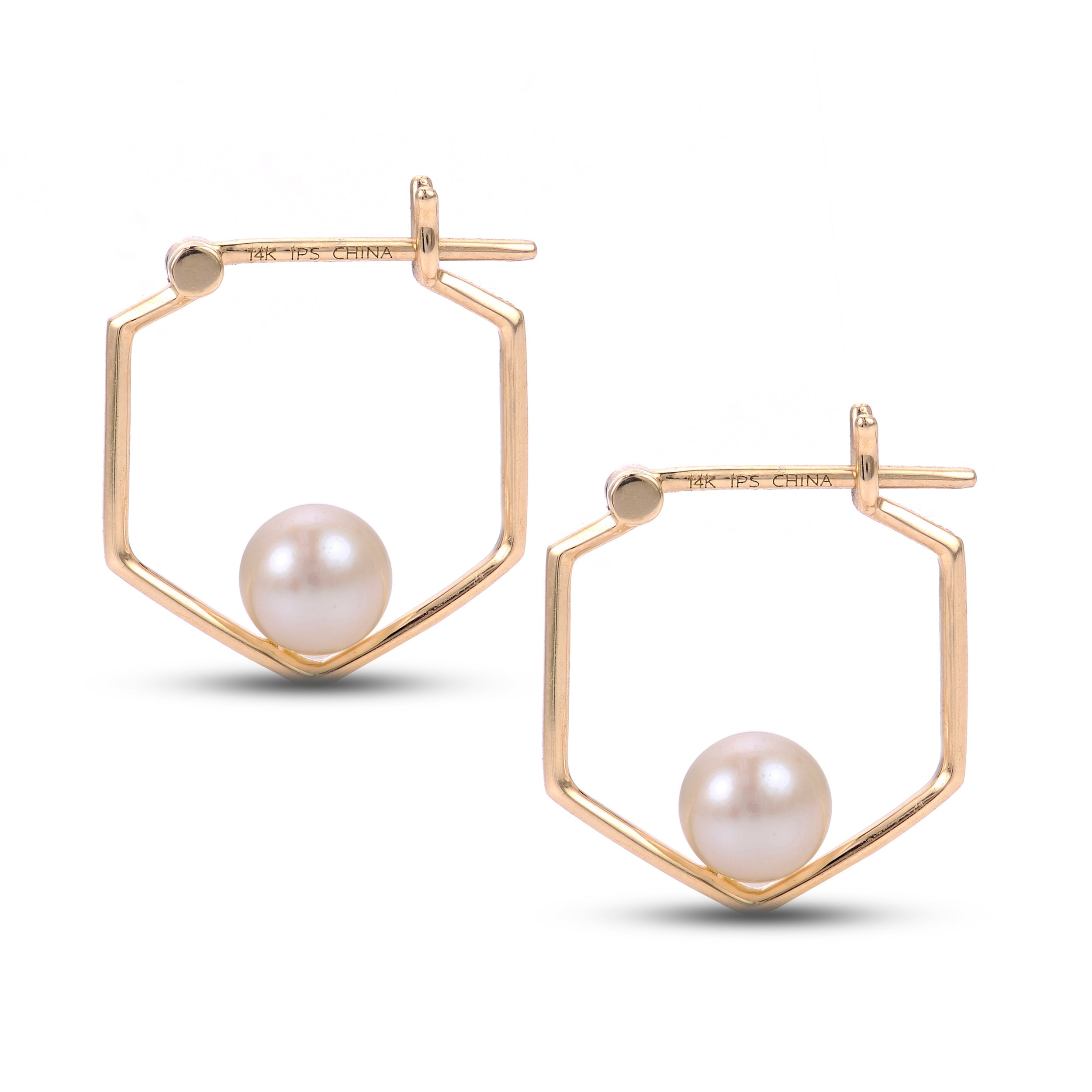 Parkplace Pearls 14KT Yellow Gold Freshwater Pearl Earring 926820/FW
