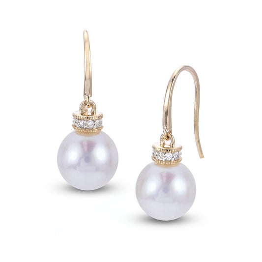 Parkplace Pearls 14KT Yellow Gold Freshwater Pearl Earring 926917/FWAA