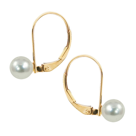 Parkplace Pearls 14KT Yellow Gold Akoya Pearl Earring 927117/A