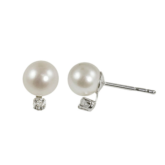 Parkplace Pearls 14KT White Gold Freshwater Pearl Earring 927273/WH