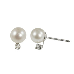 Parkplace Pearls 14KT White Gold Freshwater Pearl Earring 927273/WH