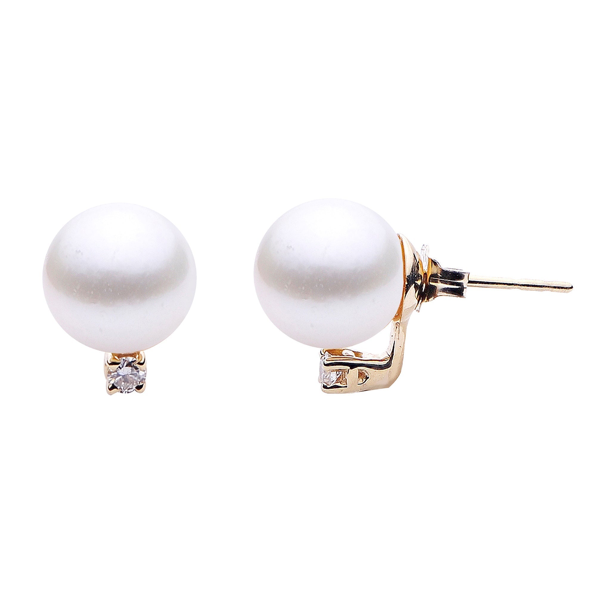 Parkplace Pearls 14KT Yellow Gold Freshwater Pearl Earring 927273