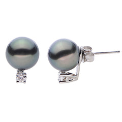 Parkplace Pearls 14KT White Gold Tahitian Pearl Earring 927547/BWH