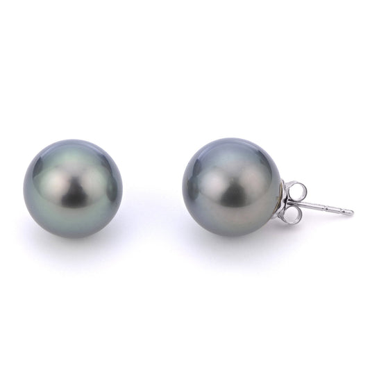 Parkplace Pearls 14KT White Gold Tahitian Pearl Earring 927799/BWH-1
