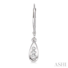 ASHI Pear Shape Diamond Earrings 92808PPFXERWG