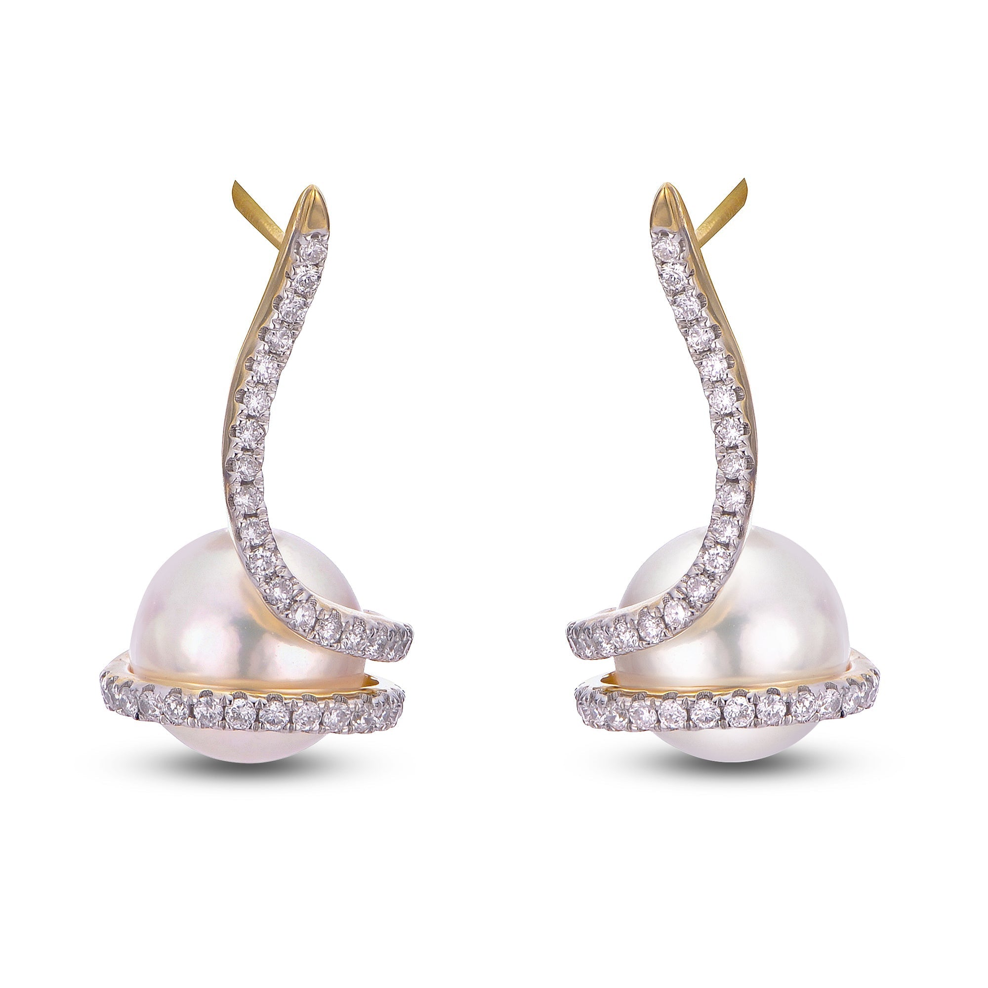 Parkplace Pearls 14KT Yellow Gold Akoya Pearl Earring 928675/AA