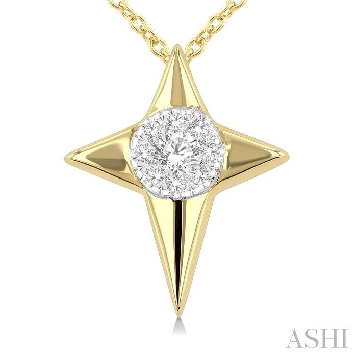 ASHI Diamond Fashion Pendant 929H8PPFGPDYW
