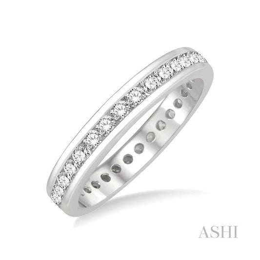ASHI Eternity Diamond Wedding Band 33381PPFGWG