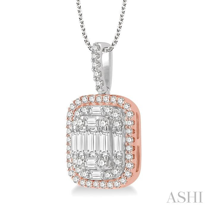 ASHI Halo Fusion Diamond Pendant 930H1PPFVPDWP