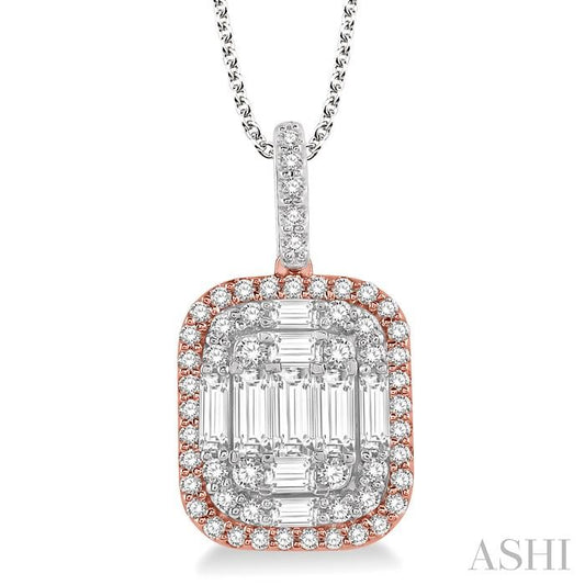ASHI Halo Fusion Diamond Pendant 930H1PPFVPDWP