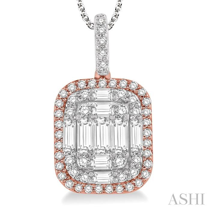 ASHI Halo Fusion Diamond Pendant 930H1PPFVPDWP